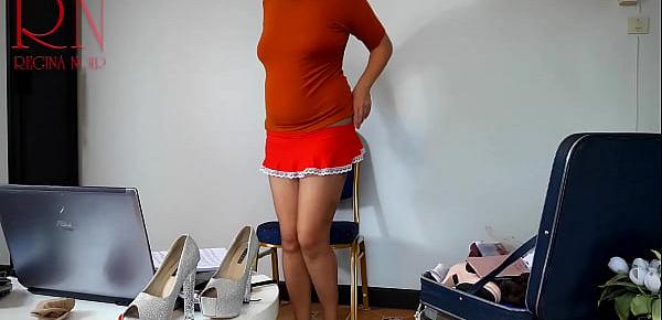  SEXRETARY. Secretary Velma Dinkley. Enchanted Velma. Scooby Doo. The secretary tries on tights. Submits. Masturbates, gets an orgasm.